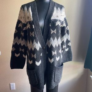 Cozy J Jill large long cardigan